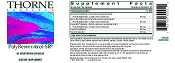 Thorne Research PolyResveratrol-SR - supplement