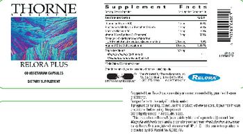 Thorne Research Relora Plus - supplement