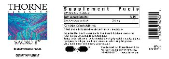 Thorne Research Sacro-B - supplement