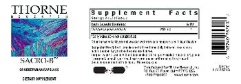 Thorne Research Sacro-B - supplement