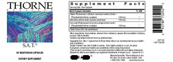 Thorne Research S.A.T. - supplement