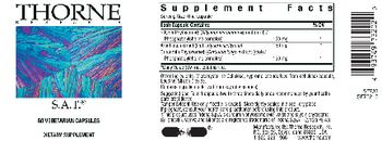 Thorne Research S.A.T. - supplement