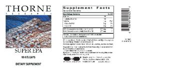 Thorne Research Super EPA - supplement