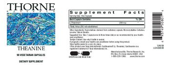 Thorne Research Theanine - supplement