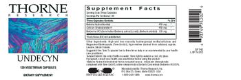 Thorne Research Undecyn - supplement