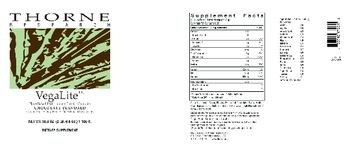 Thorne Research VegaLite Chocolate Flavored - supplement