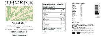 Thorne Research VegaLite Vanilla - supplement