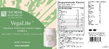 Thorne Research VegaLite Vanilla - supplement