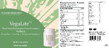 Thorne Research VegaLite Vanilla - supplement