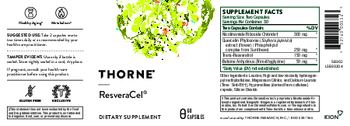 Thorne ResveraCel - supplement