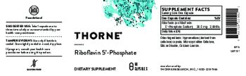 Thorne Riboflavin 5'-Phosphate - supplement