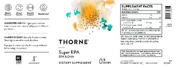 Thorne Super EPA - supplement