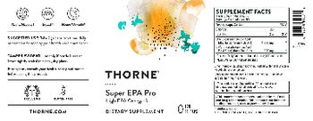 Thorne Super EPA Pro - supplement