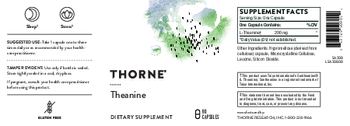 Thorne Theanine - supplement