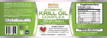 Thrive Naturals Antarctic Krill Oil Complex 1500 mg - supplement