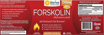 Thrive Naturals Forskolin Advanced - supplement