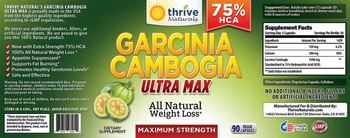 Thrive Naturals Garcinia Cambogia Ultra Max - supplement