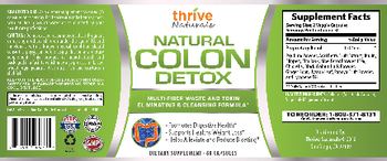 Thrive Naturals Natural Colon Detox - supplement