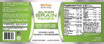 Thrive Naturals Super Brain Renew - supplement