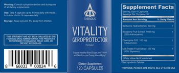 Thrivous Vitality Geroprotector - supplement