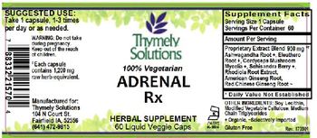 Thymely Solutions Adrenal Rx - herbal supplement
