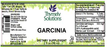 Thymely Solutions Garcinia - supplement