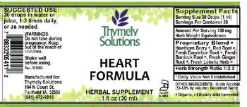 Thymely Solutions Heart Formula - herbal supplement
