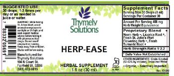 Thymely Solutions Herp-Ease - herbal supplement