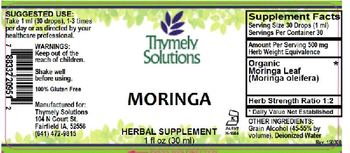 Thymely Solutions Moringa - herbal supplement