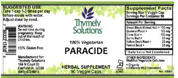 Thymely Solutions Paracide - herbal supplement