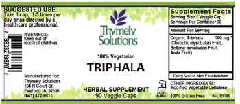 Thymely Solutions Triphala - herbal supplement