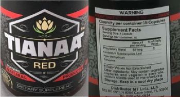 Tianaa Red Tianaa Red - supplement