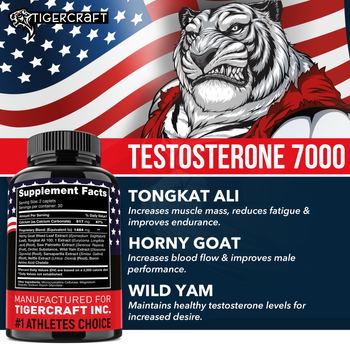 Tigercraft Testosterone 7000 - supplement
