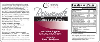 TimeFighters Rejuvenate Nail, Hair & Skin Formula - supplement