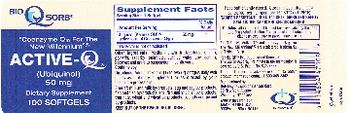 Tishcon Corp. Active-Q 50 mg - supplement