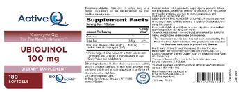 Tishcon Corp. Active-Q Ubiquinol 100 mg - supplement