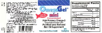 Tishcon Corp. OmegaGel Mini - purified and refined fish oil supplement
