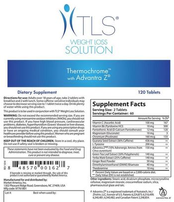 TLS Weight Loss Solution Thermochrome with Advantra Z - supplement