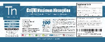 TN Trusted Nutrients CoQ10 Maximum Absorption - supplement