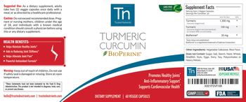 TN Trusted Nutrients Turmeric Curcumin - supplement