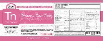TN Trusted Nutrients Women's Once Daily - supplement