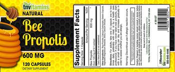 Tnvitamins Bee Propolis 600 mg - supplement