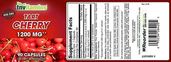 Tnvitamins Tart Cherry 1200 mg - supplement