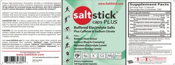 Toker Engineering Saltstick Caps Plus - supplement