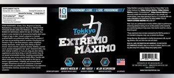 Tokkyo Nutrition Extreme Maximo - supplement