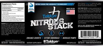 Tokkyo Nutrition Nitrous Stack - supplement
