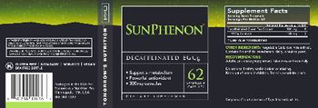 Tomorrow's Nutrition Pro SunPhenon - supplement