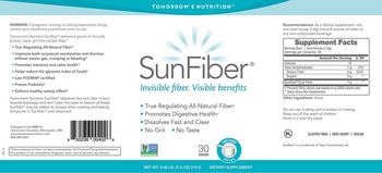 Tomorrow's Nutrition SunFiber - supplement