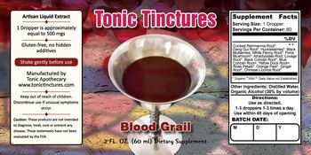 Tonic Tinctures Blood Grail - supplement