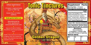 Tonic Tinctures Golden Dragon - supplement